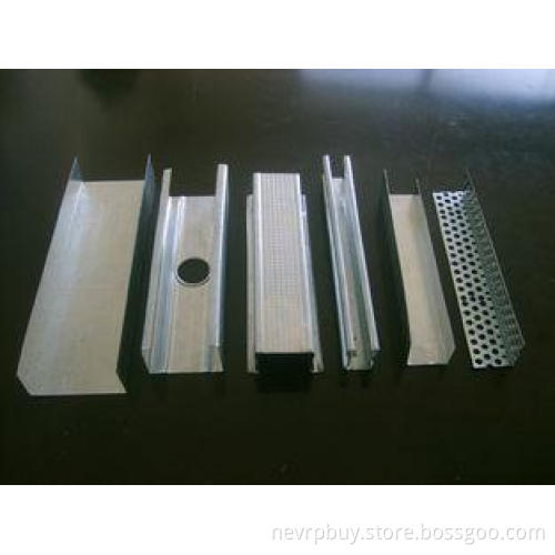 80-180g/m2 Zinc Coated Q195 Galvanized Steel Profile Stud f
